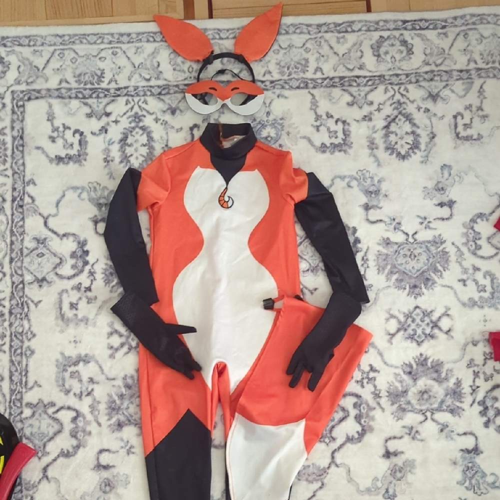 Fox Costume for Kids - Orange and Black